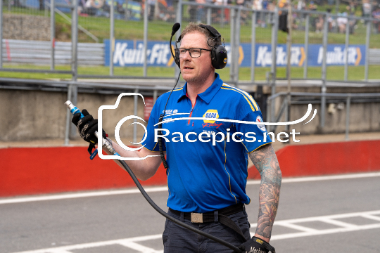 Chief Mechanic Prepping For Pit Stop Team Napa Racing - British 