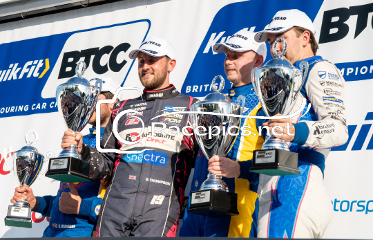 Drivers On The Podium - British Touring Car Championship