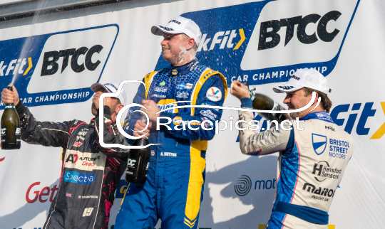 Drivers Spraying Champagne - British Touring Car Championship