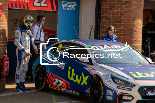 Nick Halstead Car Rolled Out From Garage - British Touring Car C